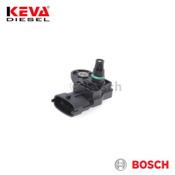 Bosch - 0281006102 Bosch Pressure Sensor for Fiat, Iveco, Alfa Romeo, Jeep, Massey Ferguson